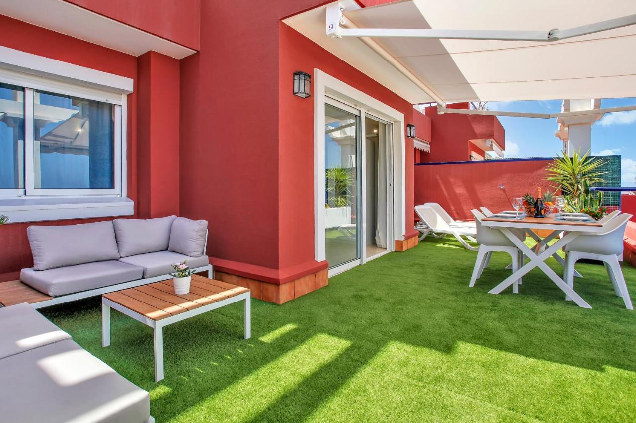 Wonderful View, Huge Terrace Solarium, Private Parking Apartment Costa Adeje  Exterior foto
